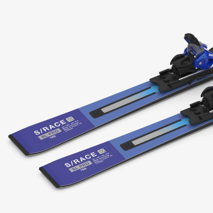 Salomon NX S/RACE SL PRO + X12 LAB Pacchetto sci da gara blu/bianco