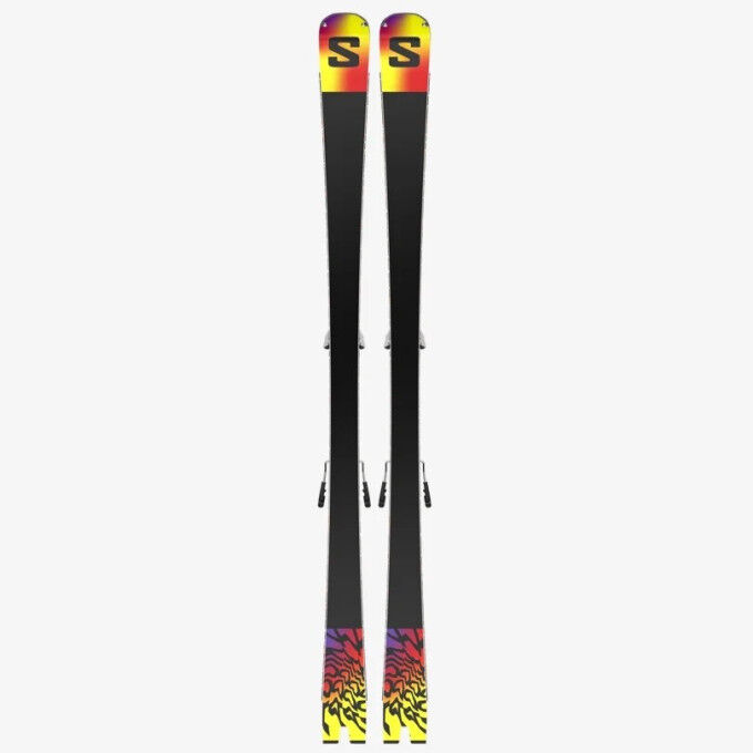 Salomon E ADDIKT PRO piste ski pack + Z12 GW F80 bindings