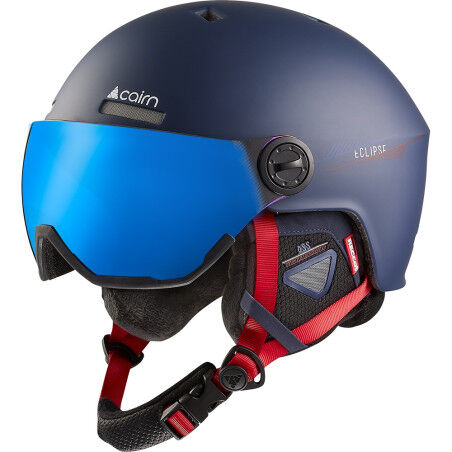 Cairn ECLIPSE RESCUE MIDNIGHT RED ski helmet