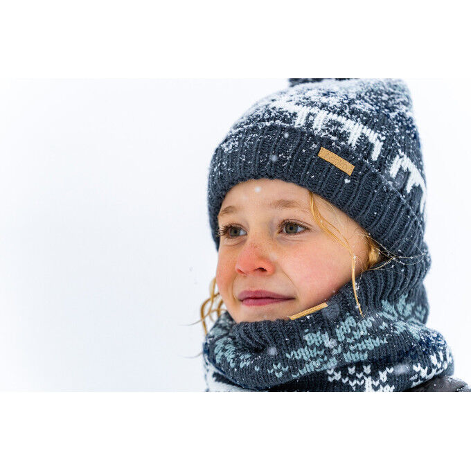 Cairn Maé J Graphite Jacquard Beanie