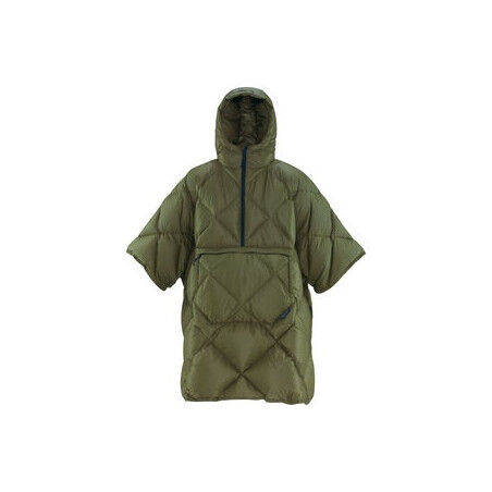 Therm-a-Rest Honcho Poncho Down in Dark Olive