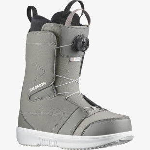 Botas de snowboard Salomon Faction BOA Steeple Gris/Peltre/Blanco