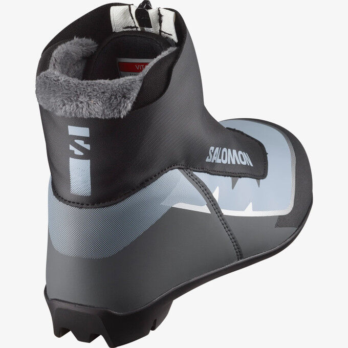 Botas esquí nórdico VITANE Negro/Castlerock/Azul Polvo