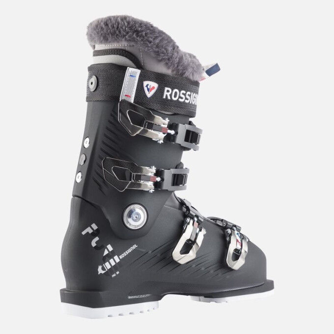 Women's ski boots Rossignol PURE PRO 80 Metal Ice Black