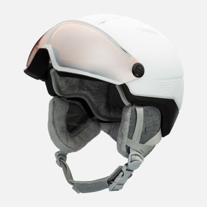 Casco esquí Rossignol FIT VISOR IMPACTS W Blanco