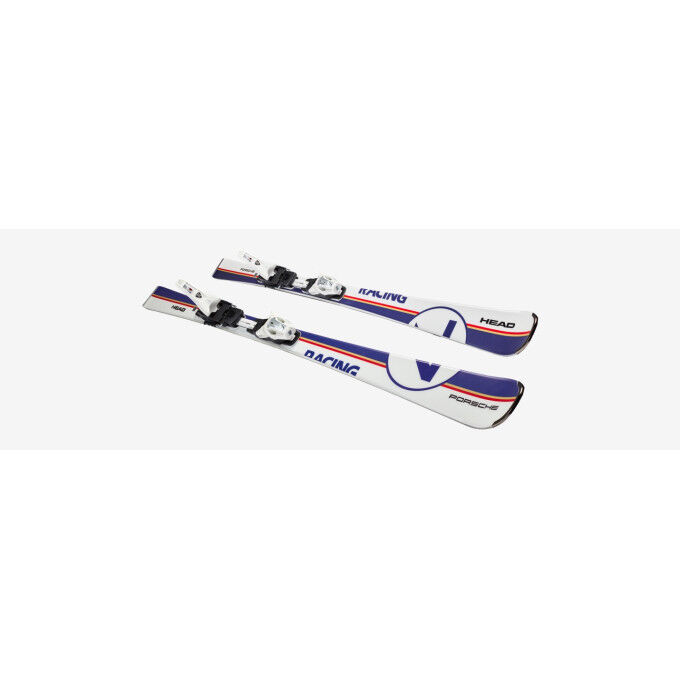 Ensemble De Ski HEAD Porsche 8 Séries Avec Fixations Ski+ Protecteur - Taille 13, Argent, Unisexe Adulte