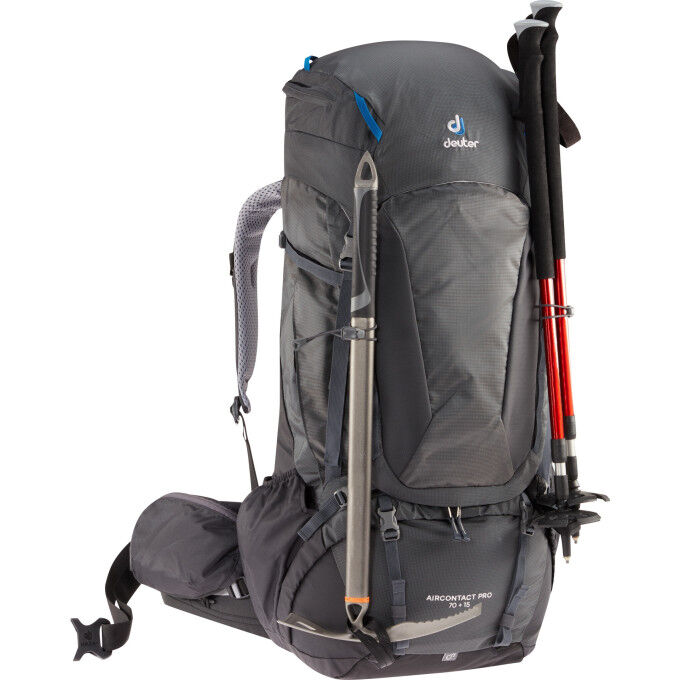 Deuter AIRCONTACT PRO 60+15 backpack grey/black