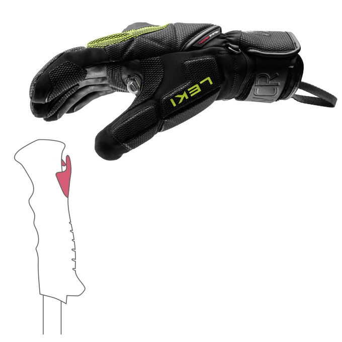 Leki WCR COACH 3D gloves