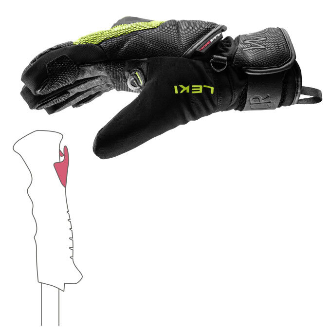 Leki WCR COACH 3D JUNIOR Gloves