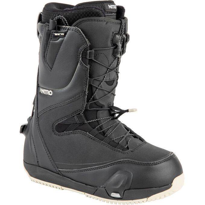 Boots de snowboard Nitro CAVE TLS STEP ON Black/Sand Boots de snowboard Nitro CAVE TLS STEP ON Black/Sand
