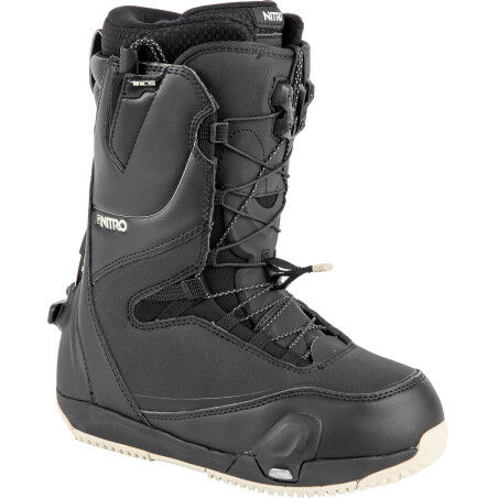 Boots de snowboard Nitro CAVE TLS STEP ON Black/Sand