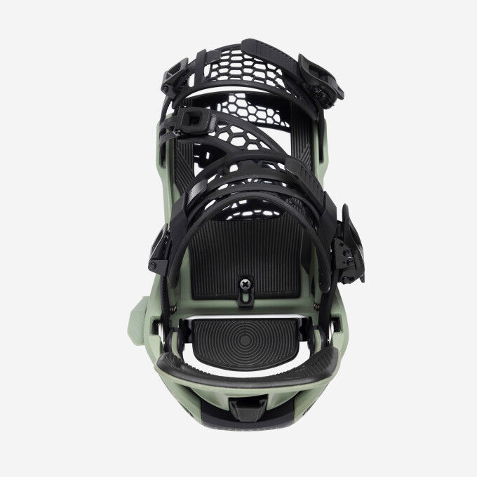 Nidecker SUPERMATIC OLIVE Snowboard Bindings