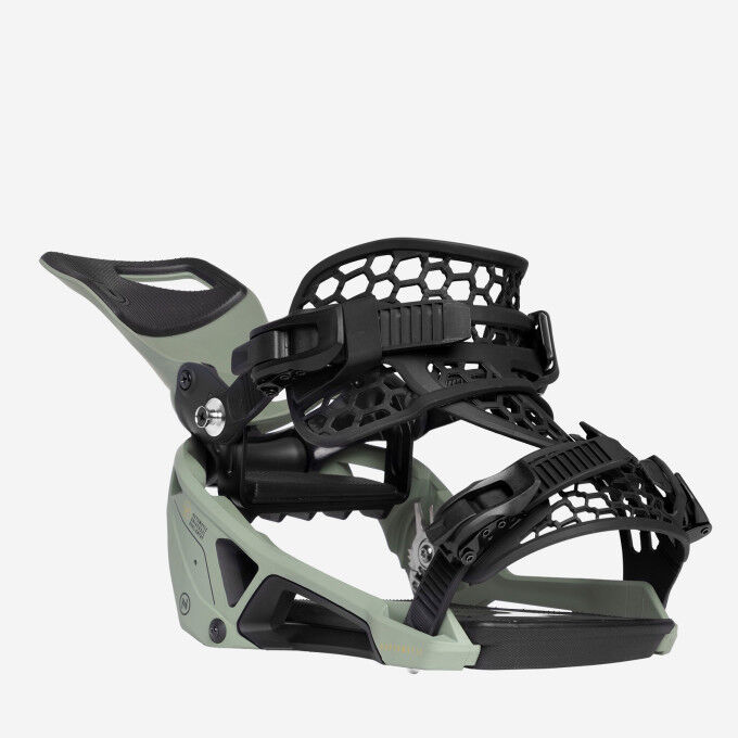 Nidecker SUPERMATIC OLIVE Snowboard Bindings