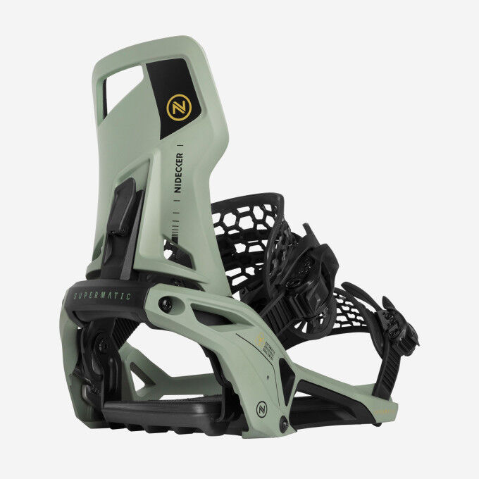 Nidecker SUPERMATIC OLIVE Snowboard Bindings