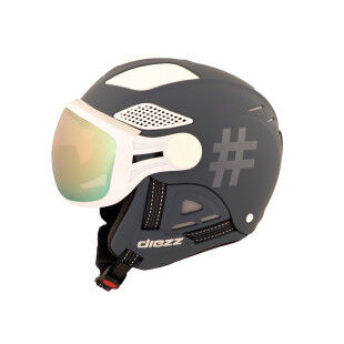 Casco esquí Diezz VISIERE LOUNA II TEMPO azul marino/blanco