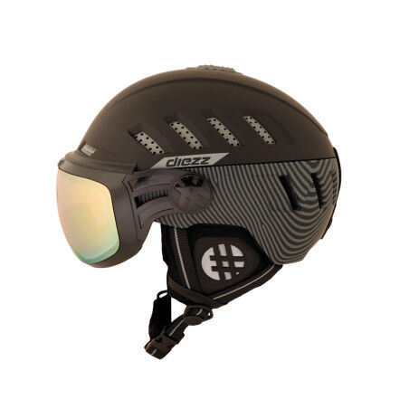 Casco de esquí Diezz ARCTIK VISIERE en negro/plata