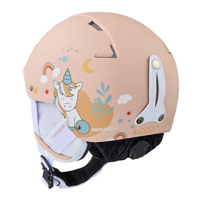 Cairn ANDROMED J Mat Powder Pink Unicorn Helmet