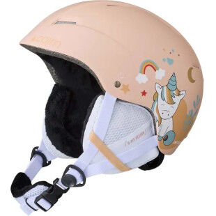 Casque Cairn ANDROMED J Mat Powder Pink Unicorn