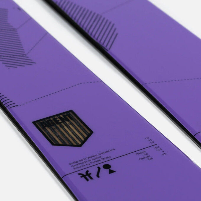 Faction AGENT 2X all-mountain skis Purple