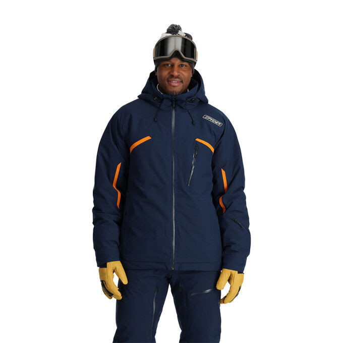 Skijacke für Herren Spyder LEADER True Navy
