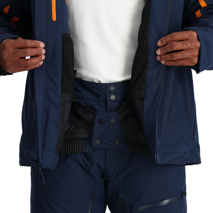 Chaqueta de esquí Spyder LEADER True Navy para hombre