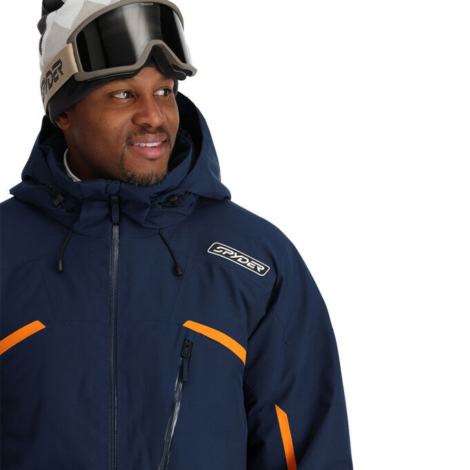 Chaqueta de esquí Spyder LEADER True Navy para hombre