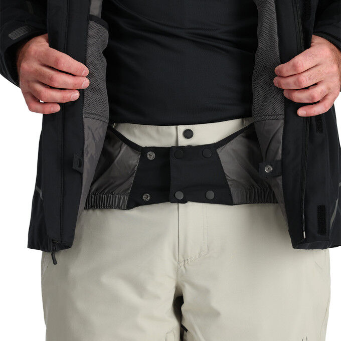 Chaqueta esquí hombre Spyder COPPER Negro