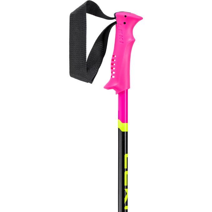 Leki RACING KIDS ski poles Neonpink/Black/Neonyellow