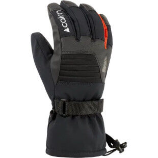 Cairn OLYMPUS J C-TEX Black Scarlet ski gloves
