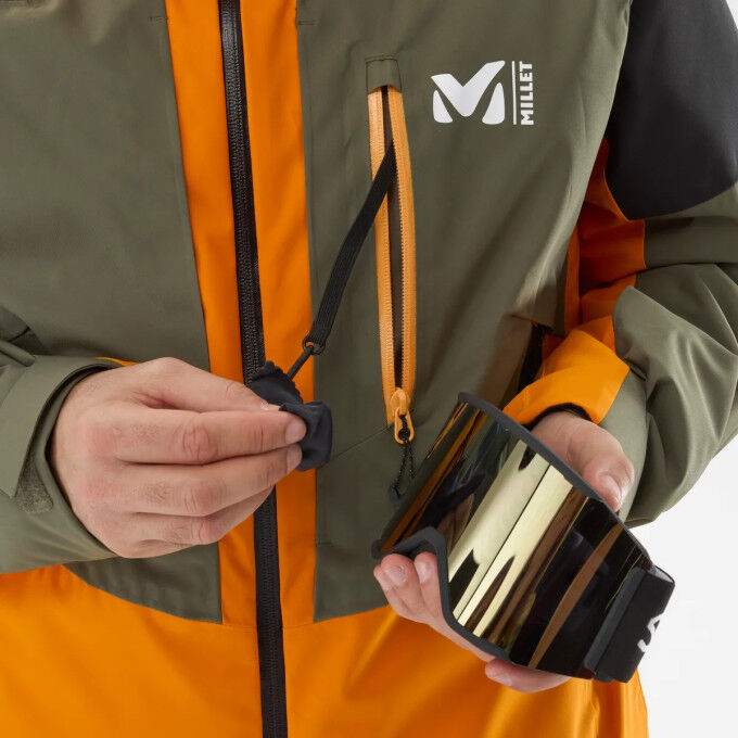 Men's Millet TELLURIDE orange ski jacket