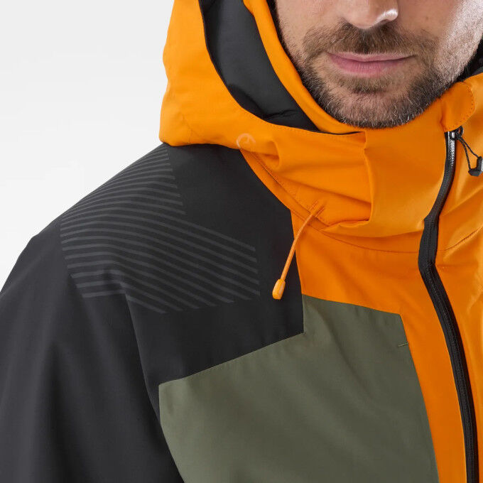 Men's Millet TELLURIDE orange ski jacket