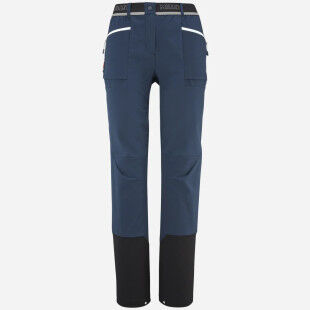 Pantalones de mujer Millet TRILOGY ICON XCS WOOL Azul marino