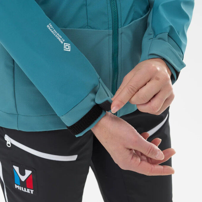 Chaqueta softshell de mujer Millet TRILOGY V ICON INFINIUM™ Azul