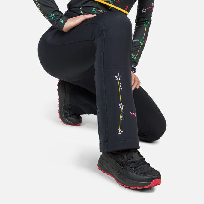 Pantalones esquí Rossignol W SIRIUS SOFT SHELL PT Negro