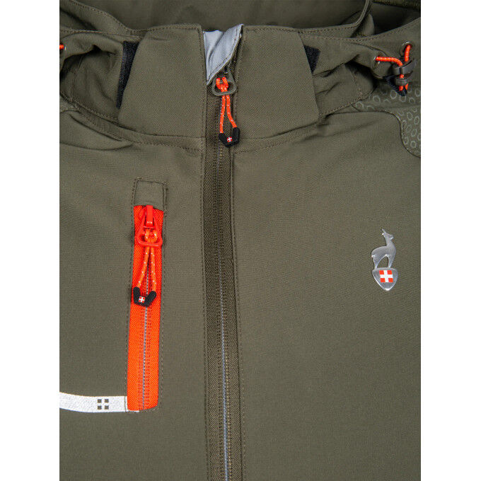 Veste softhsell homme de Aulp Kaki