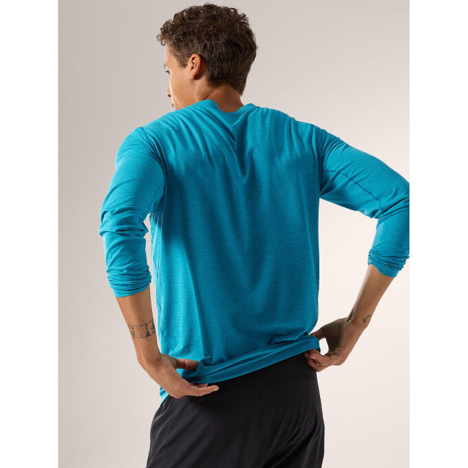 Arc'Teryx CORMAC CREW LS M Dark Blue Tetra Heather long