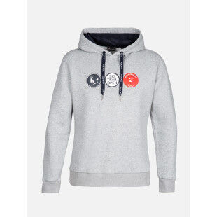 Aulp SUSHI Grey Melange hoodie