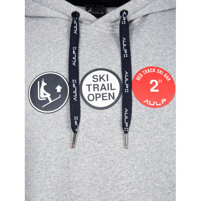 Sweat à capuche Aulp SUSHI Grey Melange