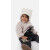 Gorro de peluche para bebé Barts NOA BEAR Crema