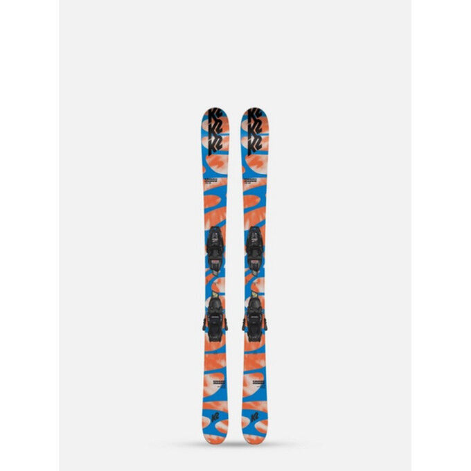 K2 MISSY junior skis + FDT 7.0 SET L PLATE bindings Blue Orange