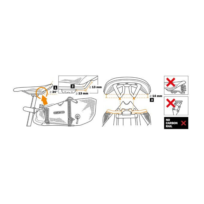 Bolsa para bicicleta SEAT-PACK QR