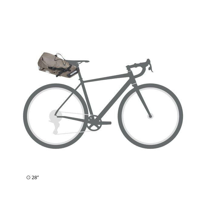 Bolsa de sillín Ortlieb SEAT-PACK 11 litros - Dark Sand
