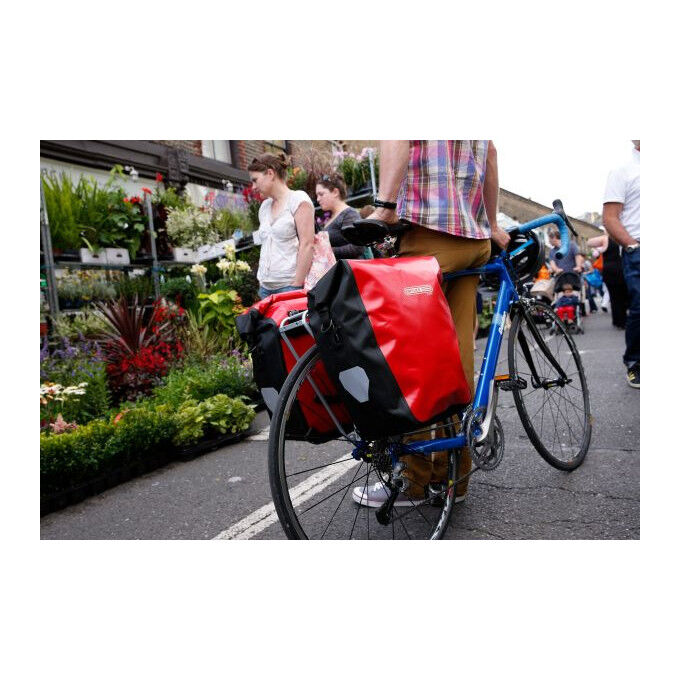Bolsa para bicicleta Ortlieb BACK-ROLLER CORE Rojo/Negro