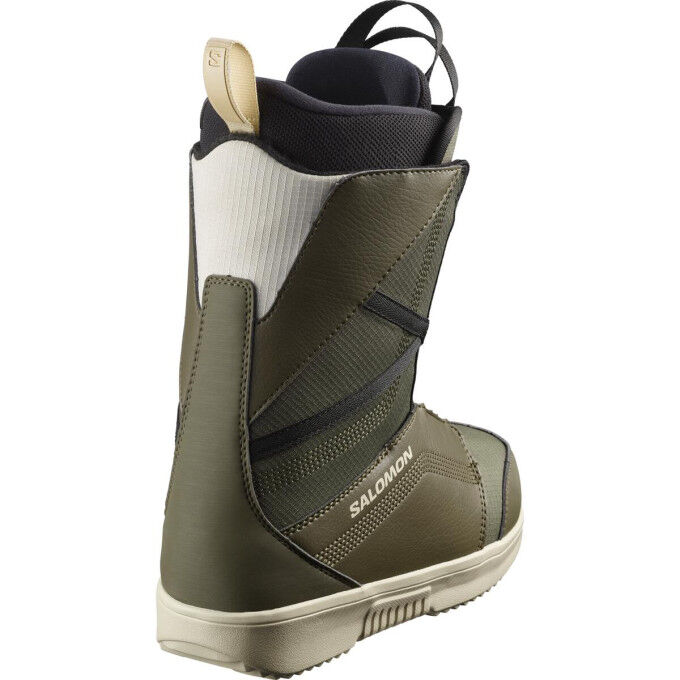 BOOTS SCARLET BOA ARMY GREEN/RAI
