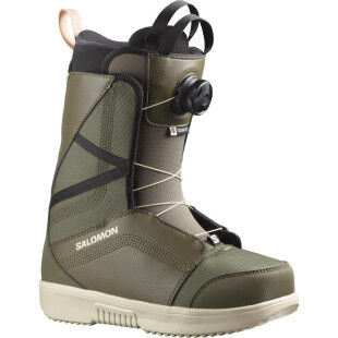 BOOTS SCARLET BOA ARMY GREEN/RAI