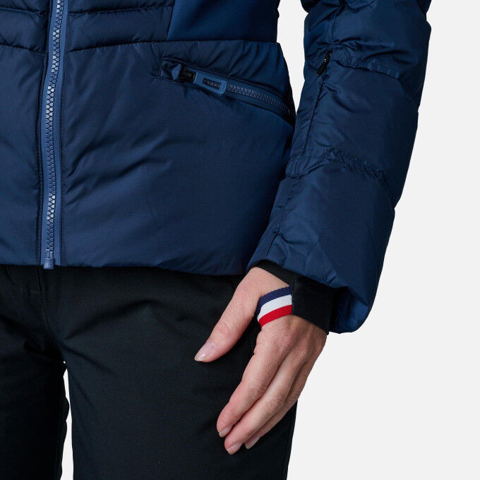 Rossignol W RUBY MERINO DOWN JKT Chaqueta esquí blanco