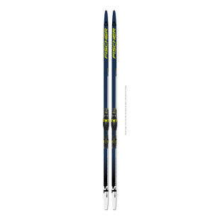 Paquete de esquí nórdico Fischer TWIN SKIN PERFORMANCE STIFF SET / BDG CONTROL STEP BL/YE
