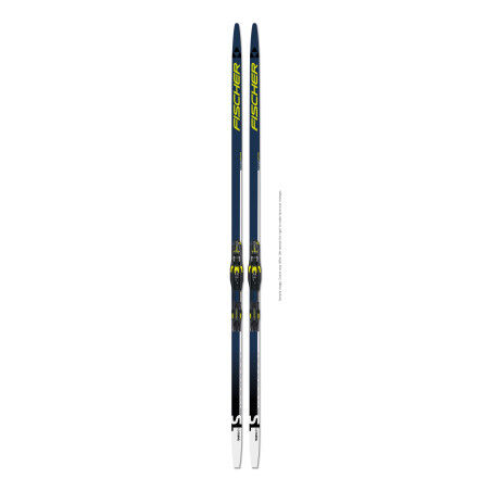Paquete de esquí nórdico Fischer TWIN SKIN PERFORMANCE STIFF SET / BDG CONTROL STEP BL/YE