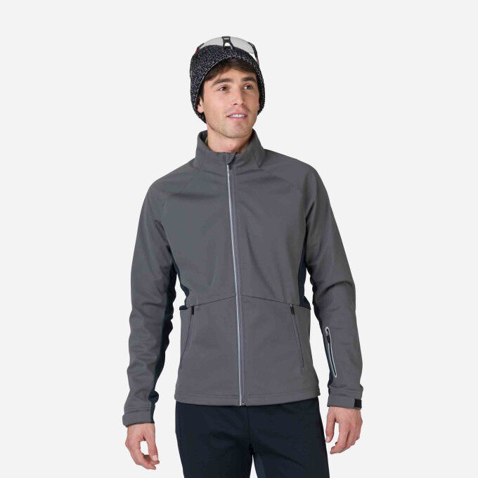 Chaqueta softshell Rossignol, chaqueta de esquí nórdico para hombre