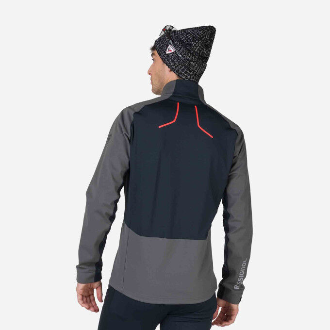 Chaqueta softshell Rossignol, chaqueta de esquí nórdico para hombre